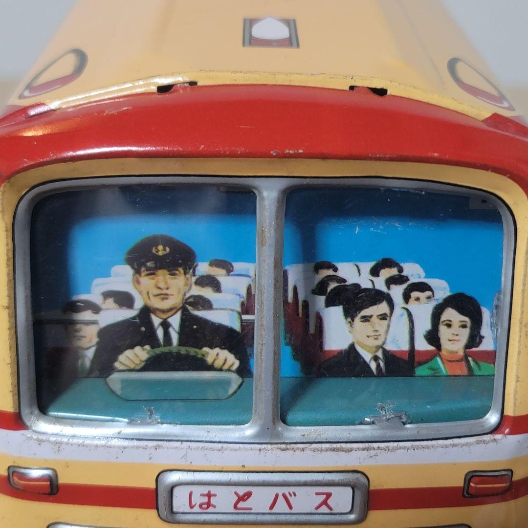 土日限定価格 昭和レトロ ブリキ PMA製 はとバス 40cm