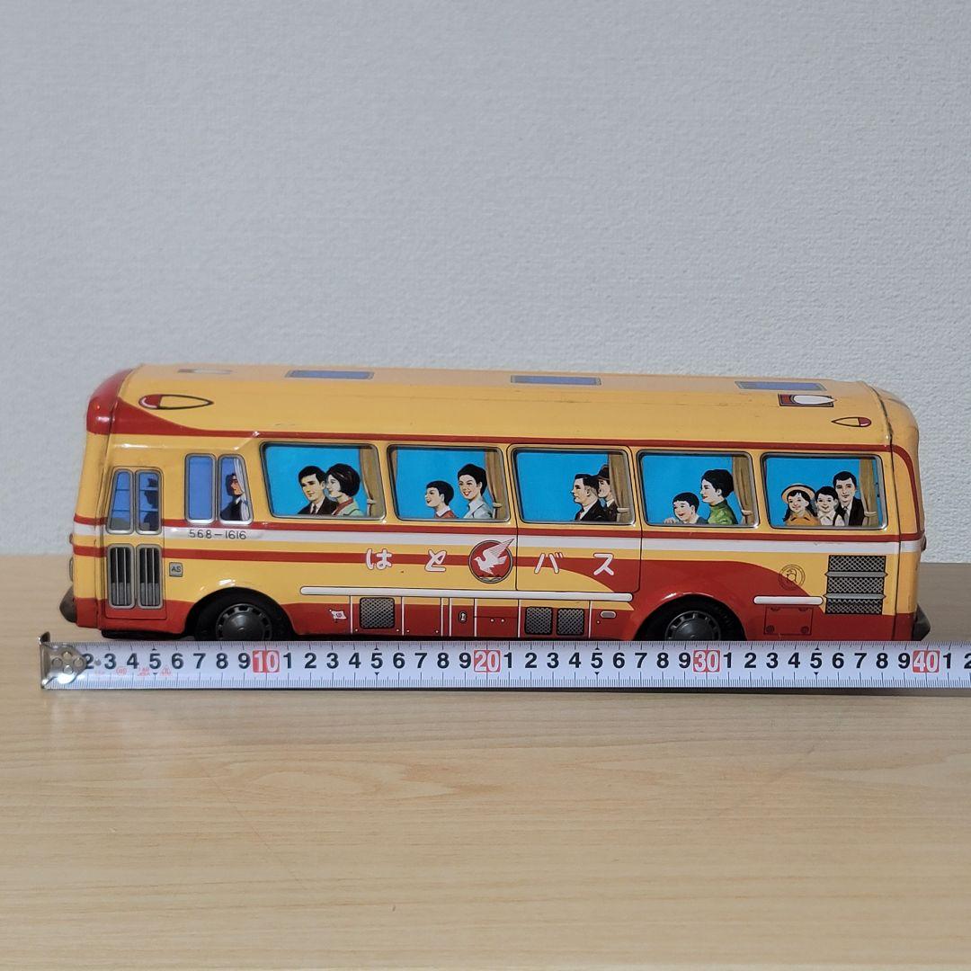 土日限定価格 昭和レトロ ブリキ PMA製 はとバス 40cm