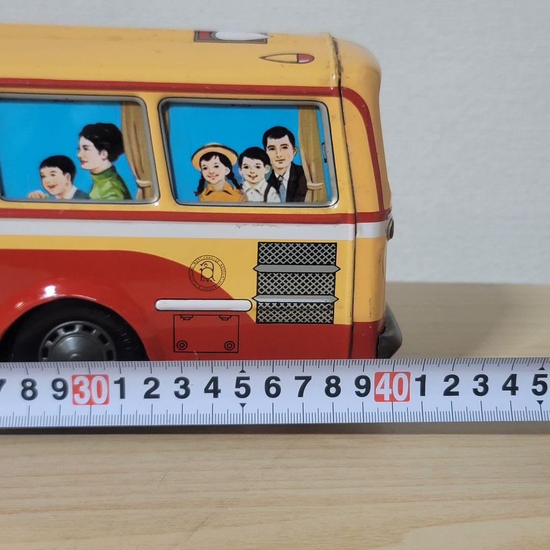 土日限定価格 昭和レトロ ブリキ PMA製 はとバス 40cm