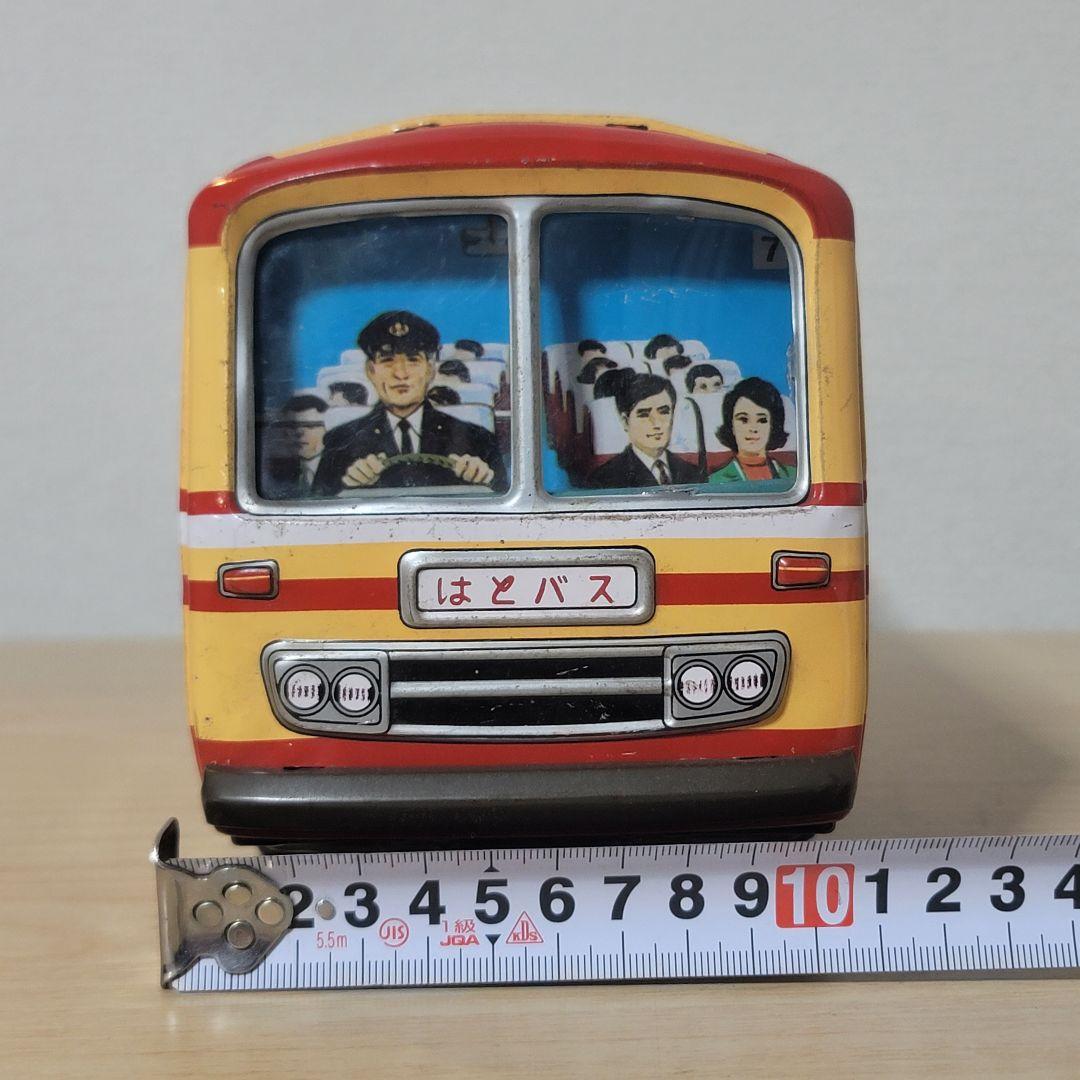 土日限定価格 昭和レトロ ブリキ PMA製 はとバス 40cm