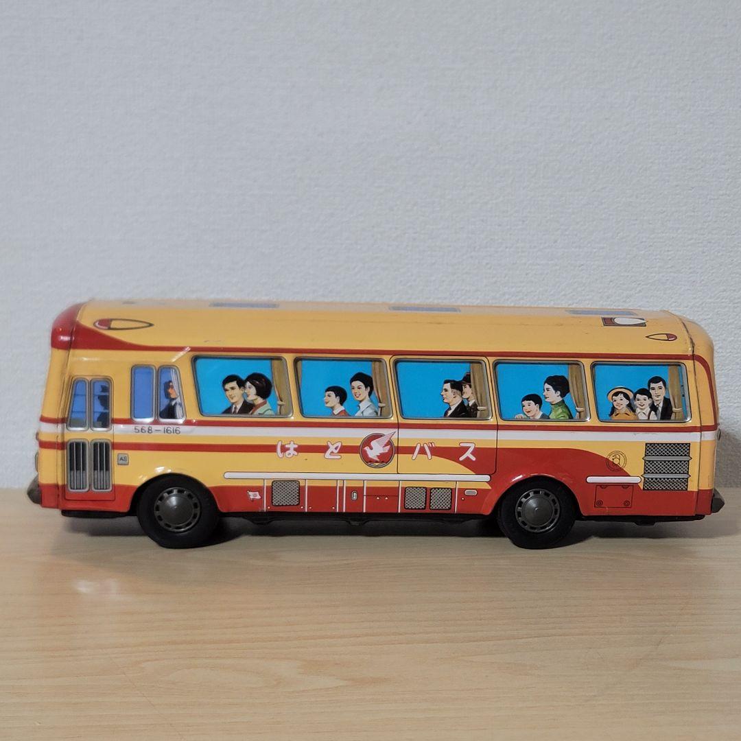 土日限定価格 昭和レトロ ブリキ PMA製 はとバス 40cm