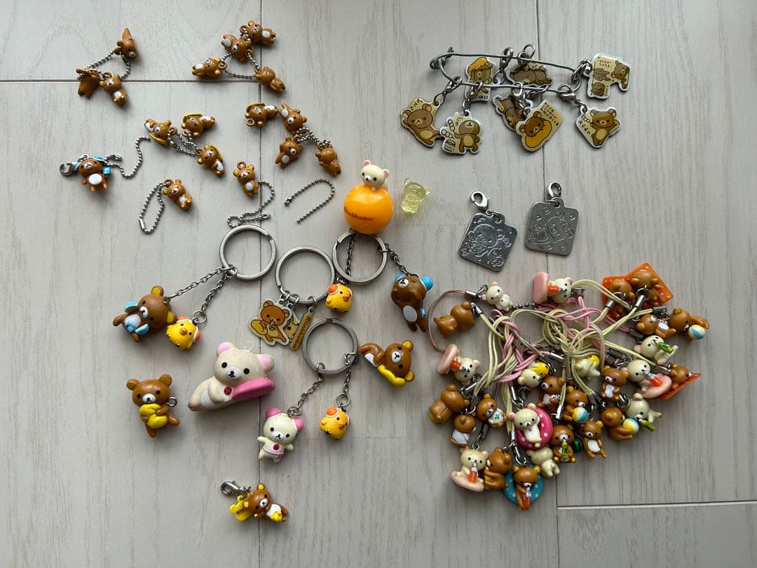 リラックマ　コリラックマ　キイロイトリ　ストラップ　伊藤園　おーいお茶