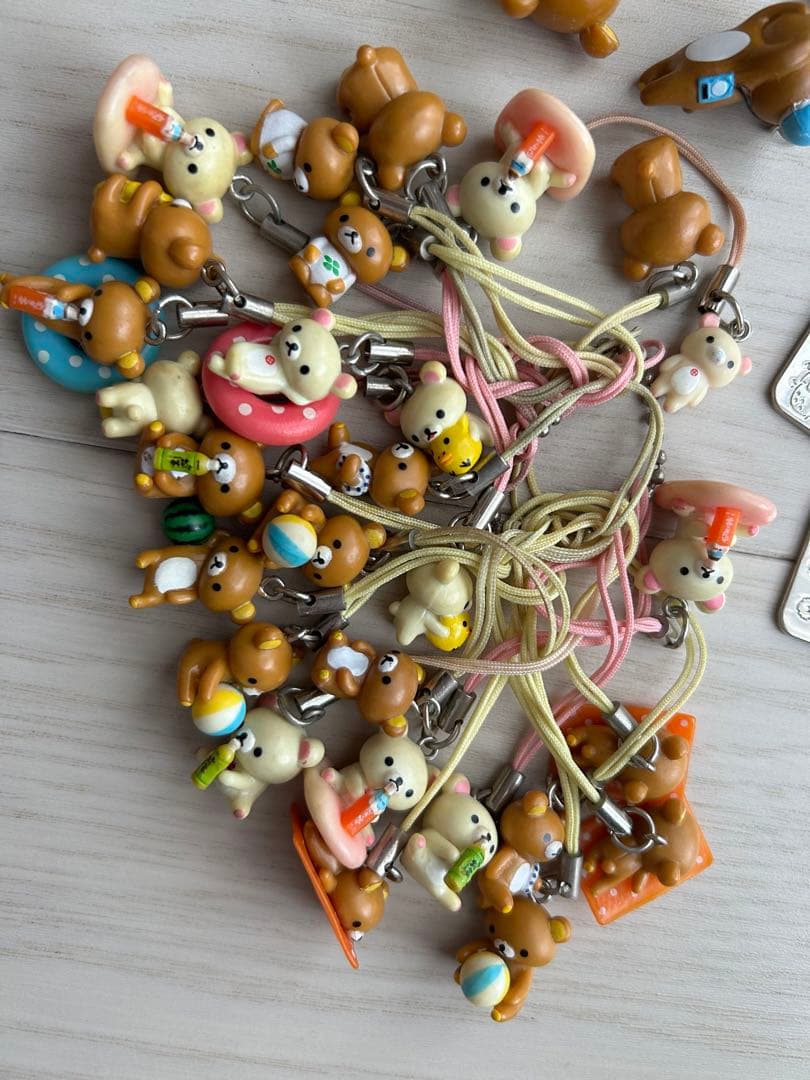 リラックマ　コリラックマ　キイロイトリ　ストラップ　伊藤園　おーいお茶