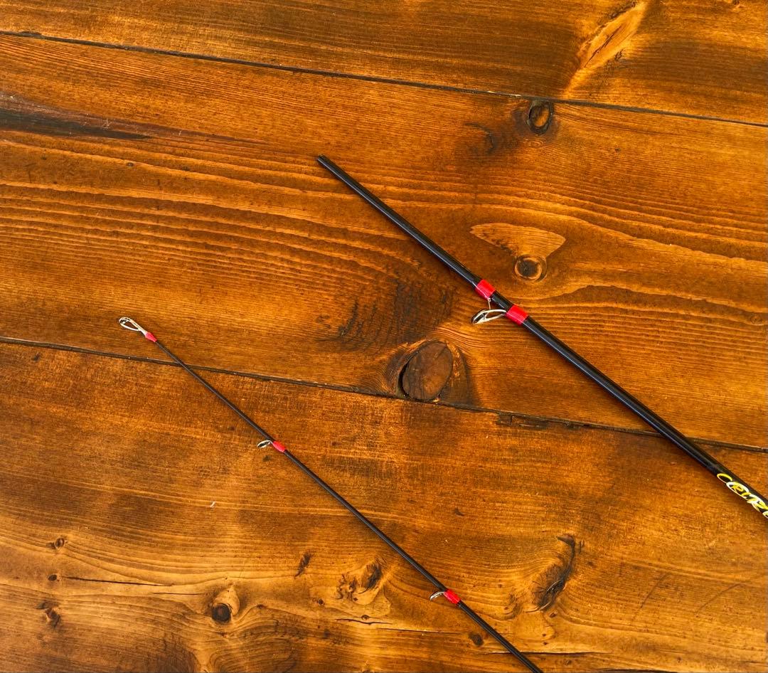 バス釣りセット　2ピースロッド　6ft バスロッド　ベイトロッド　カーボンロッド