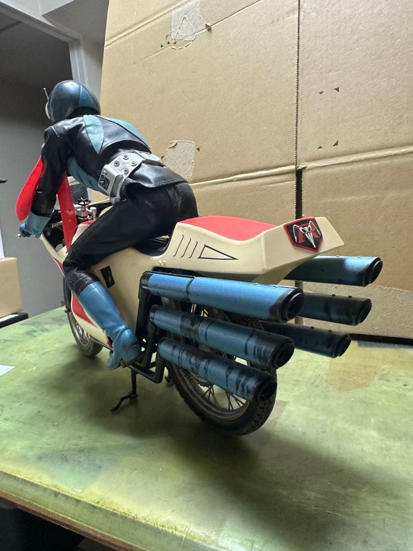 リアルアクションヒーローズ DX 仮面ライダー旧1号 & サイクロン号