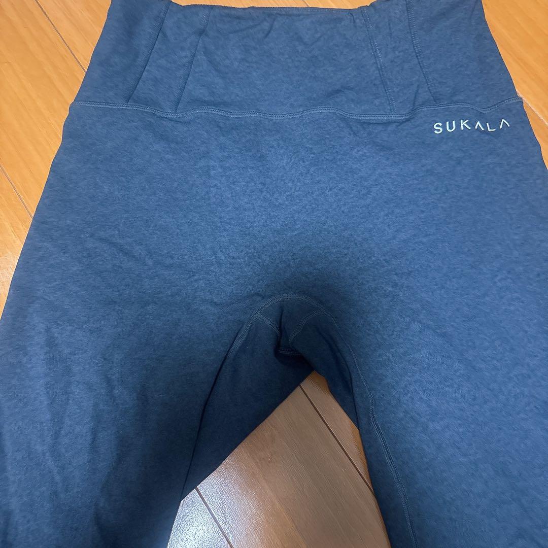SUKALA デニムクロスタンクトップ デニムスリットレギンス Lサイズ セット