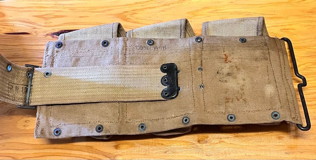 【実物！】当時物　米軍　米兵　WWⅡ BARマガジンベルト