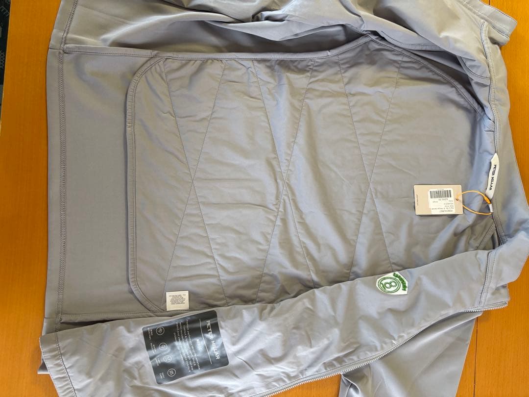 パインハースト　PETER MILLAR グレー ナイロンジャケット