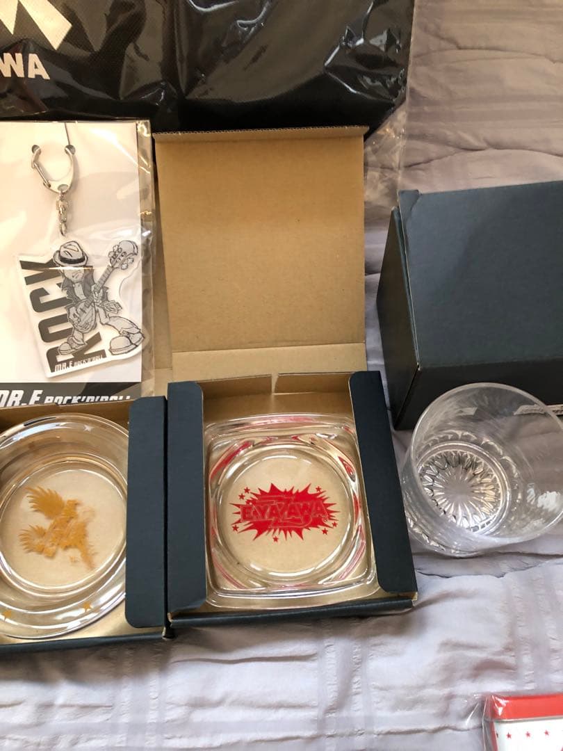 矢沢永吉 オリジナルグッズまとめ売り ジッポ ライター ピンバッジ キーホルダー