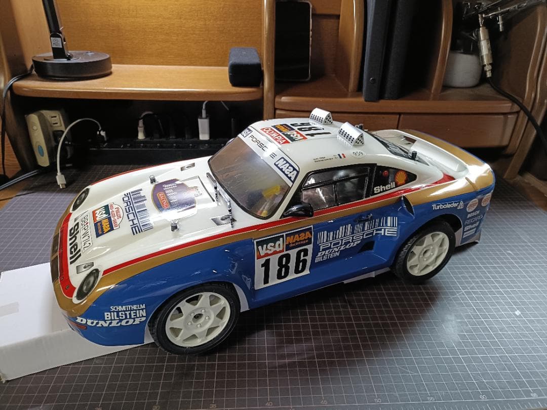ポルシェ959 電動RCカー 1/8 4WD M48S