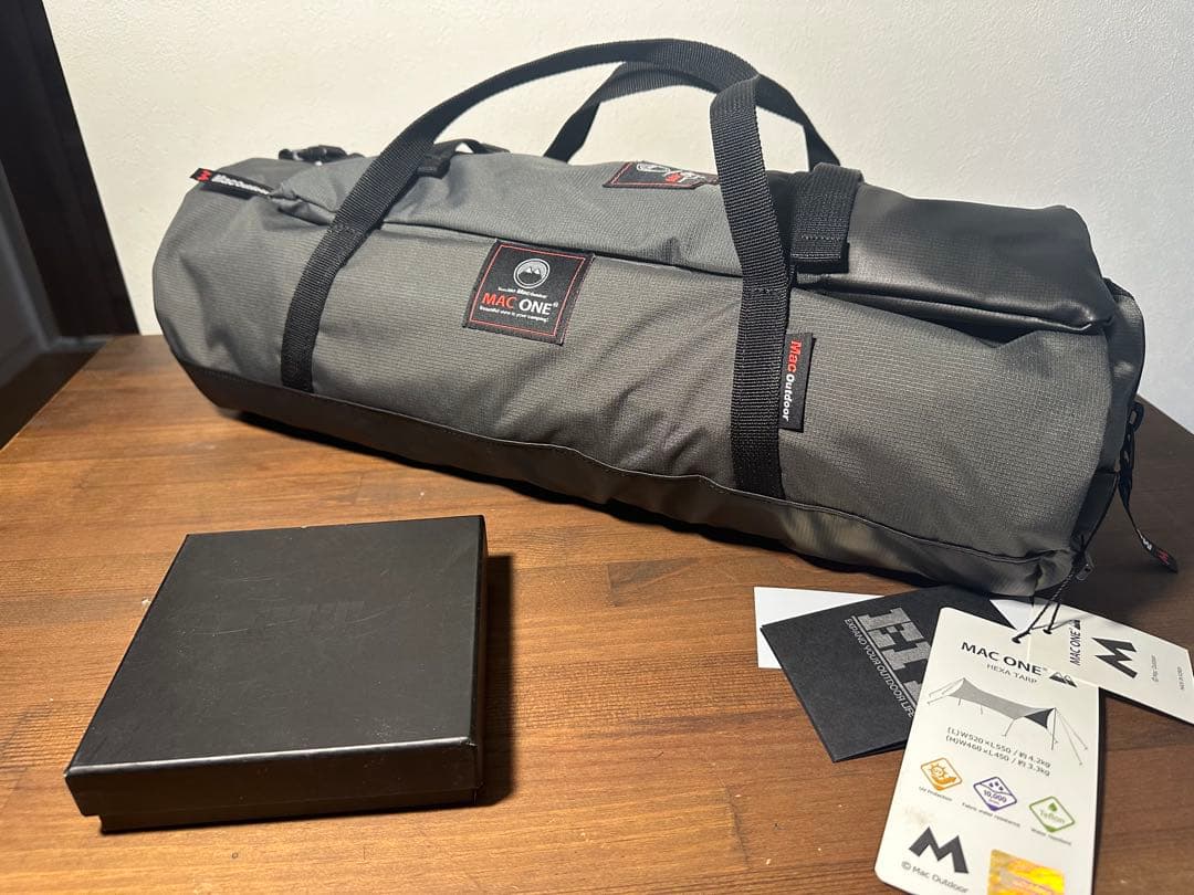 マックワン ヘキサタープ チャコールM サイズ E.Bフック付き macone