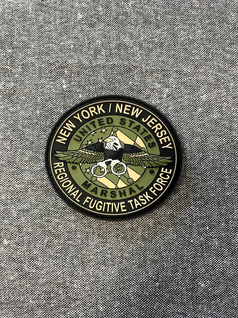 US MARSHAL PVC Patch パッチ TASK FORCE グリーン