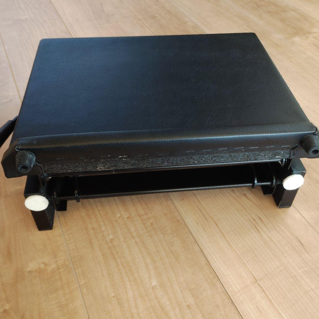 ピアノ補助台 高さ調整機能付き　黒