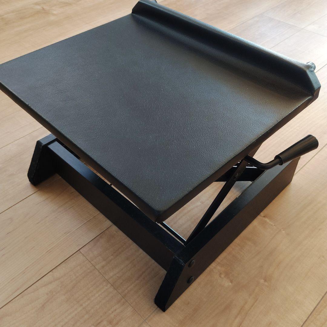 ピアノ補助台 高さ調整機能付き　黒