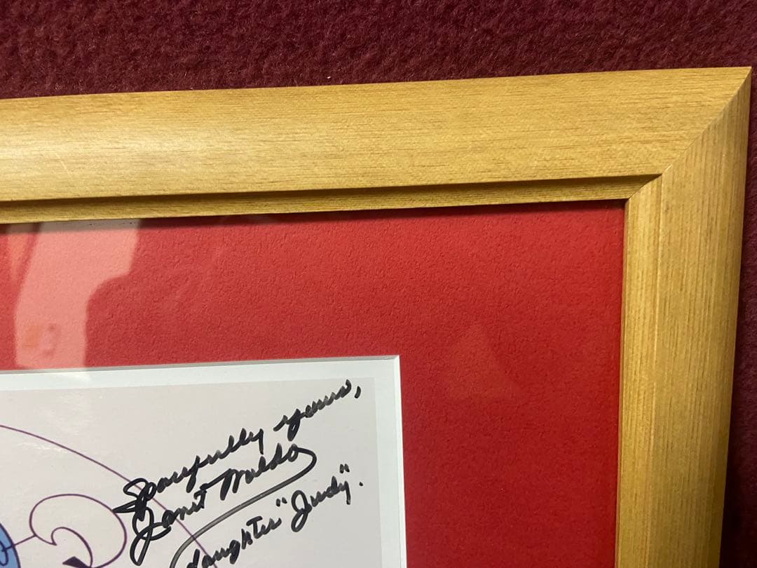 宇宙　海賊　ジェットソン サイン入り写真　Janet Waldo jetsons