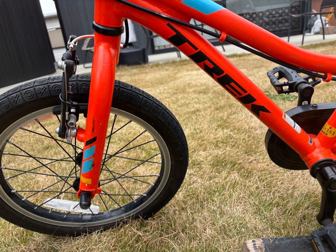 トレックTREK 16インチ キッズ自転車 オレンジ