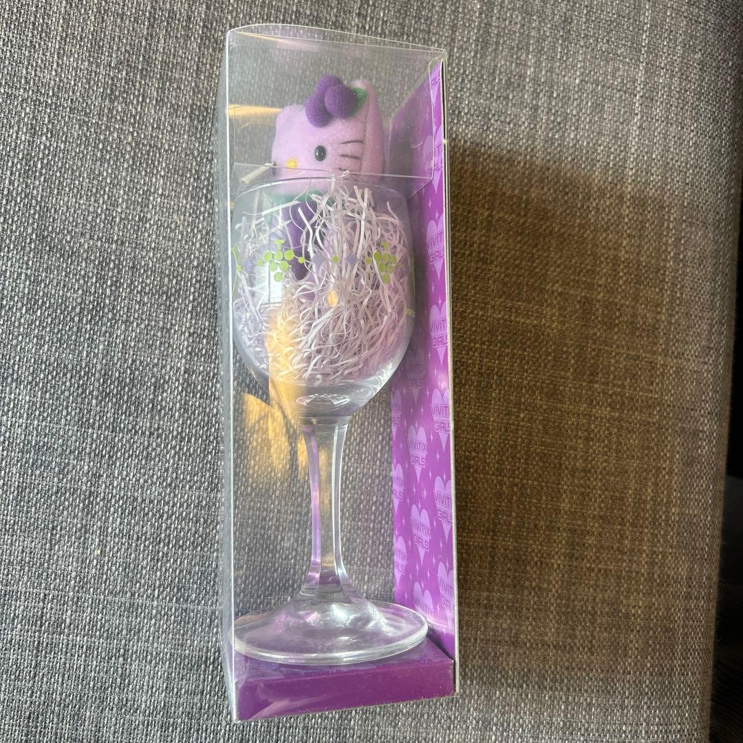 ハローキティ グラスとぬいぐるみストラップ セット