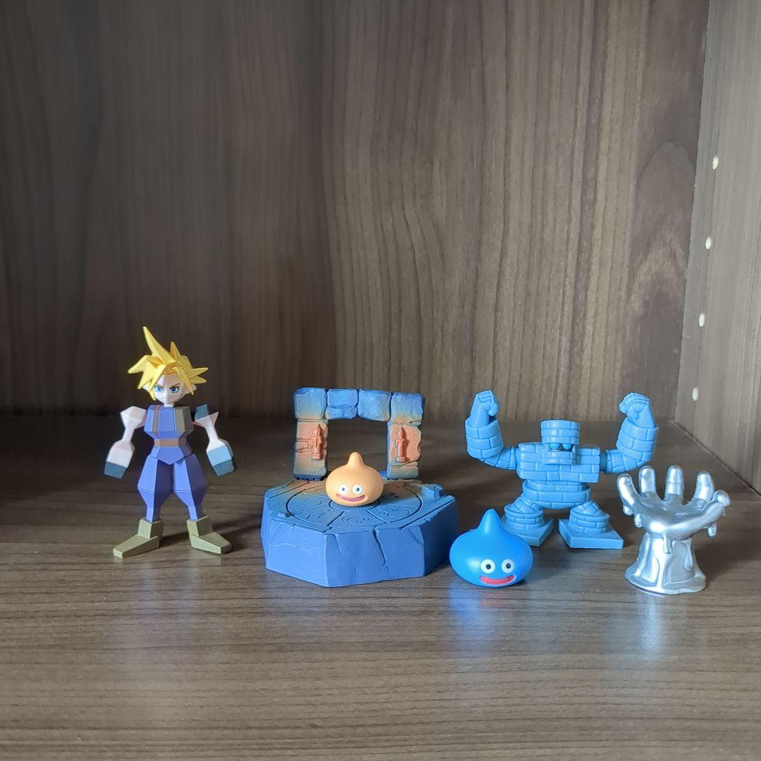 ff7 ミニフィギュア　ドラクエ　フィギュア　クラウド　フィギュア