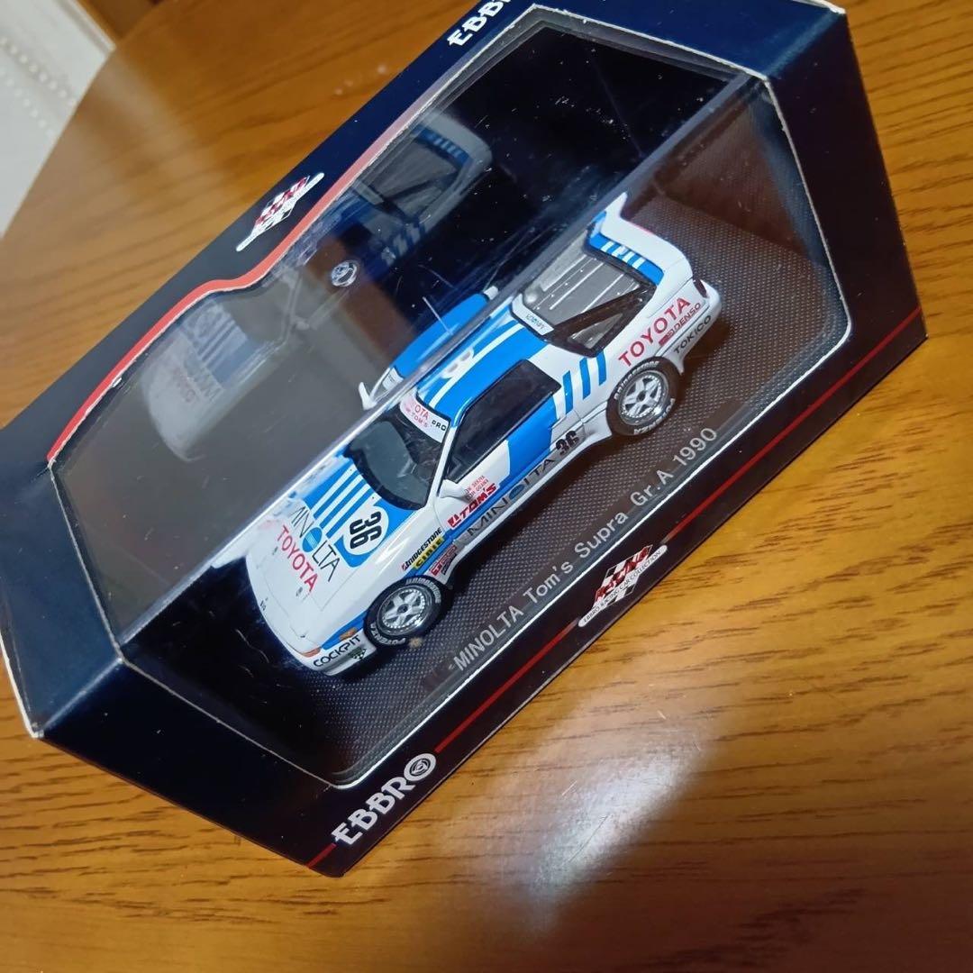 【2台】EBBRO エブロ　トムス　スープラ　Gr.A 1990 1/43