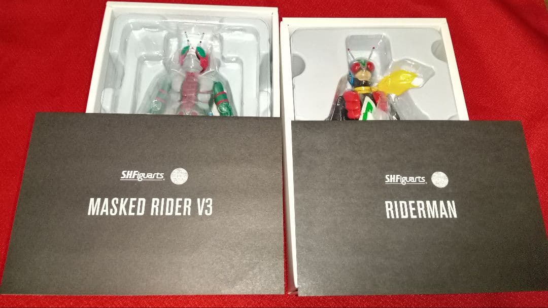 S.H.Figuarts 真骨彫製法　仮面ライダーV3 ライダーマン　2体セット