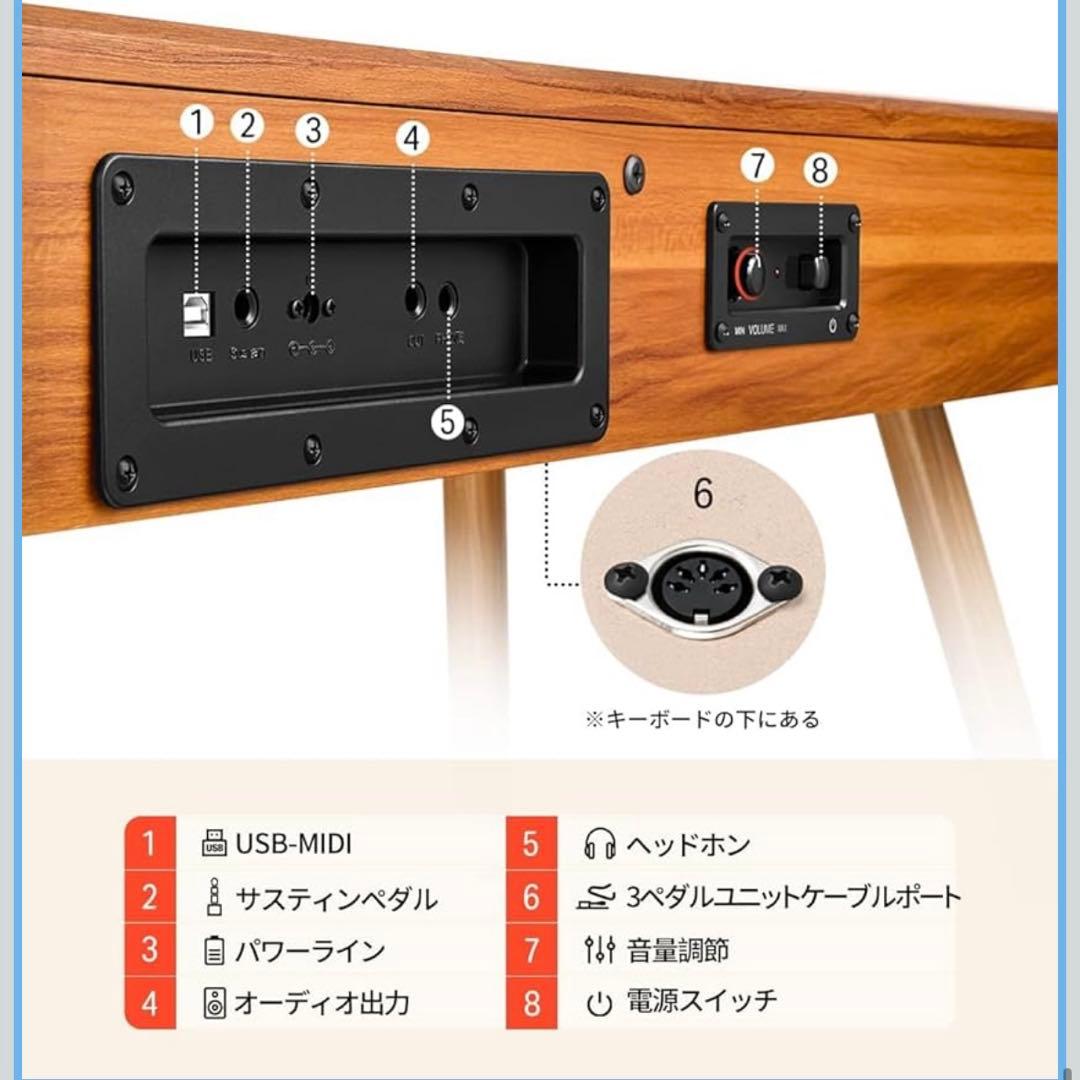 DONNER 88鍵盤電子ピアノDDP-80 おまけ付き