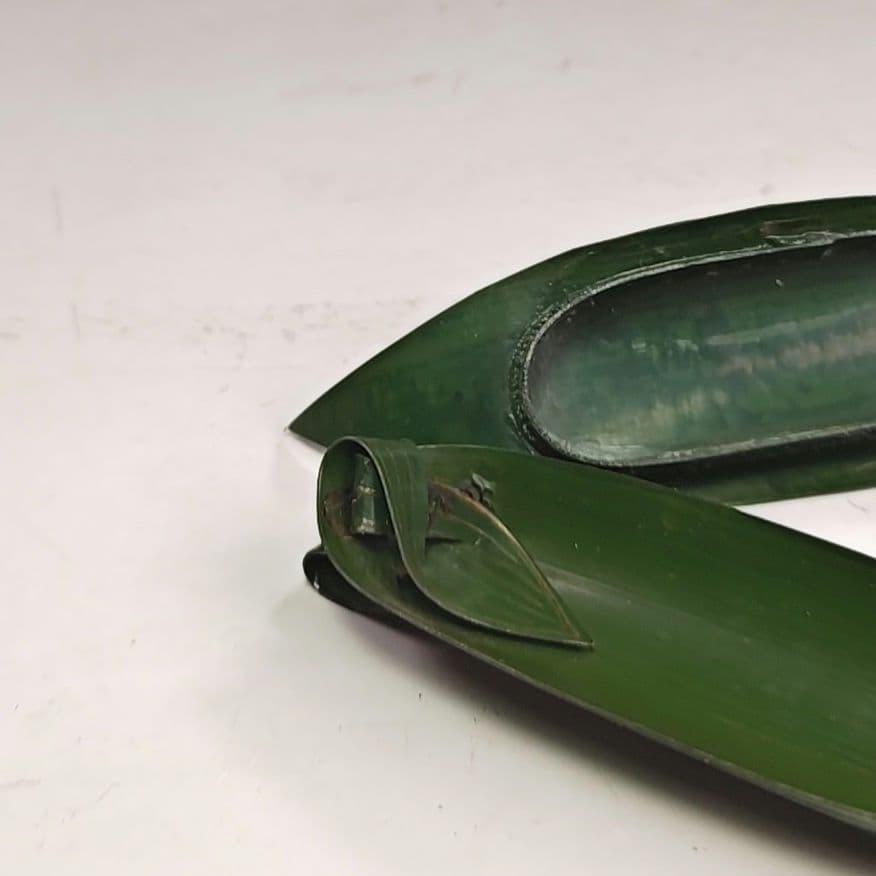 イ998 香合『中川正斉』『乾漆　竹笹かたつむり　香合　共箱』漆塗　茶道具