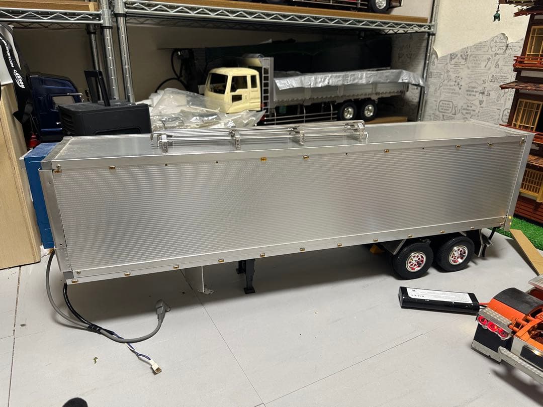 1/14 タミヤ ドルフィン　トレーラー　デコトラ　フロントマーカーリレーあり