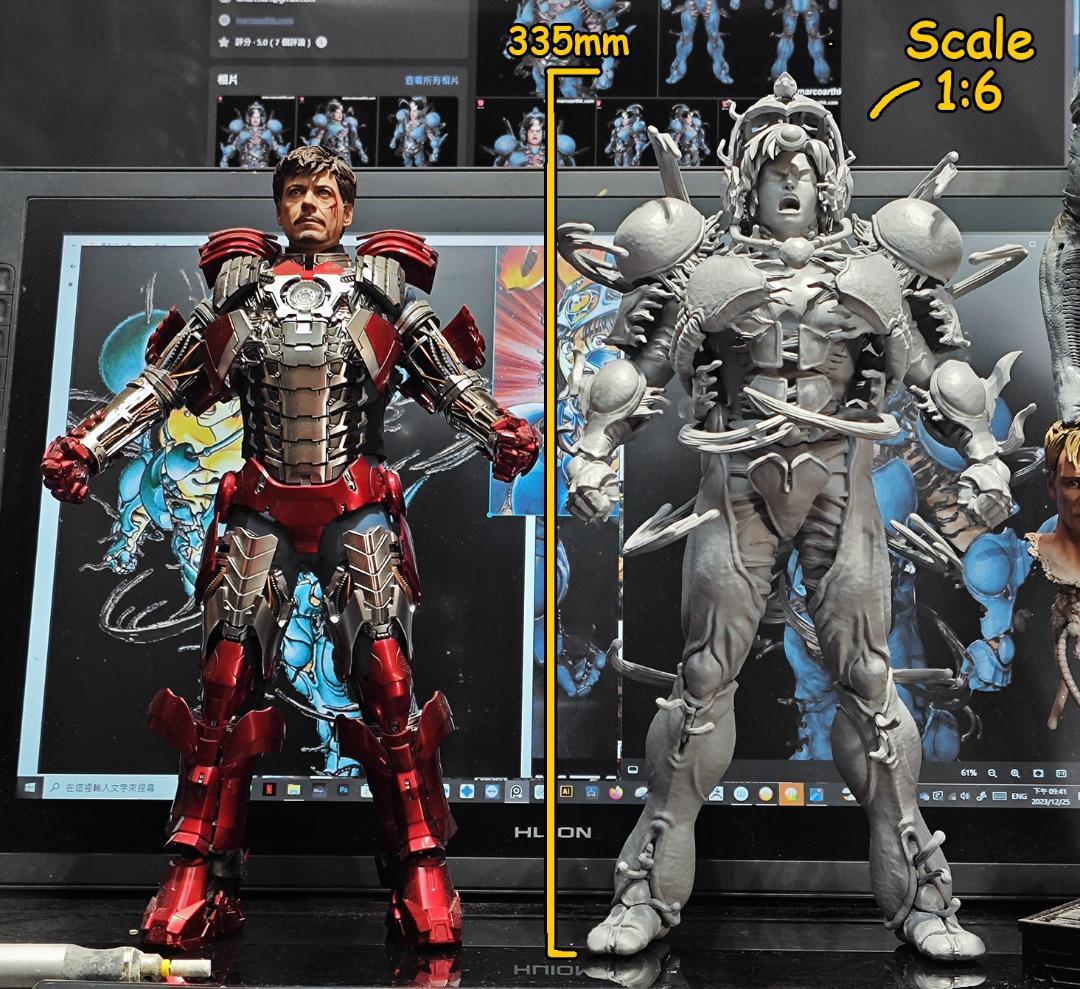 新品未使用1/6スケールガイバー変身 ガレージキット（未組立未塗装）Guyver