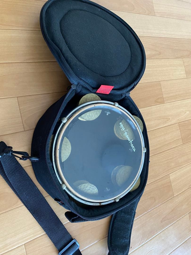 エジプシャン レク タンバリン アラブタンバリン　ケース付