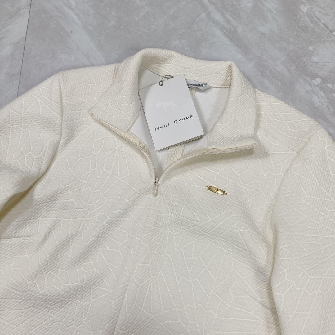 【新品】Heal Creek ヒールクリーク 長袖 トップス ハーフジップ 40