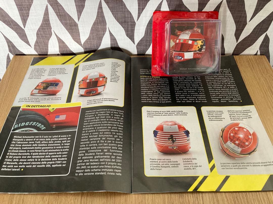 日本未発売　ビッグスケールF1コレクション　シューマッハ　2001 アメリカGP