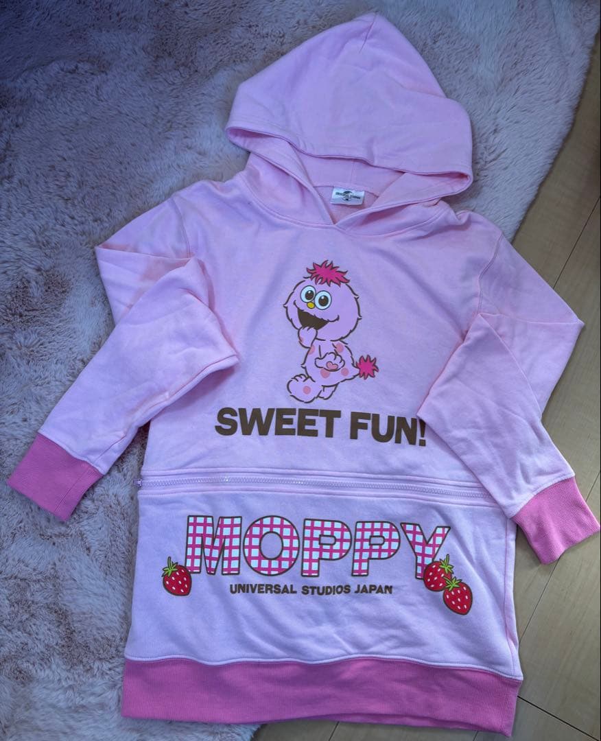 【超美品】ユニバ モッピー トレーナー パーカー カチューシャ セット