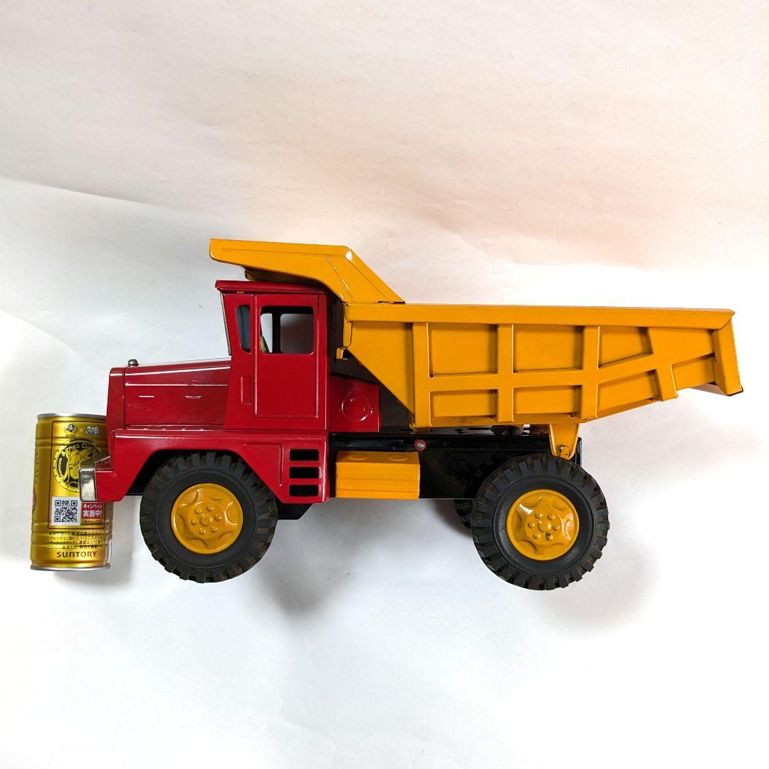 レトロ　米澤玩具（株）ブリキのダンプカー　長さ380×幅160×高さ195