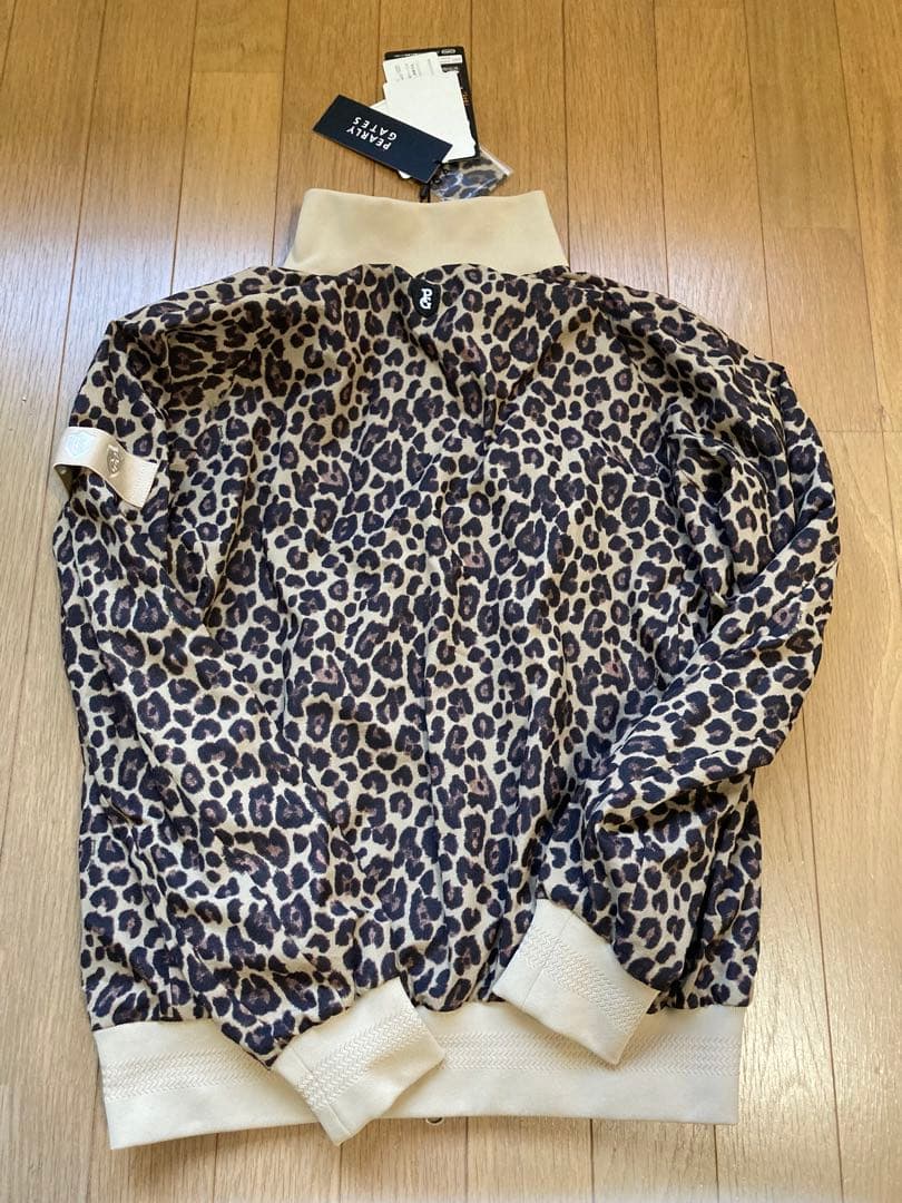 パーリーゲイツ ゴルフ 撥水×保温 ヒョウ柄 ストレッチ ブルゾン ウェア 0