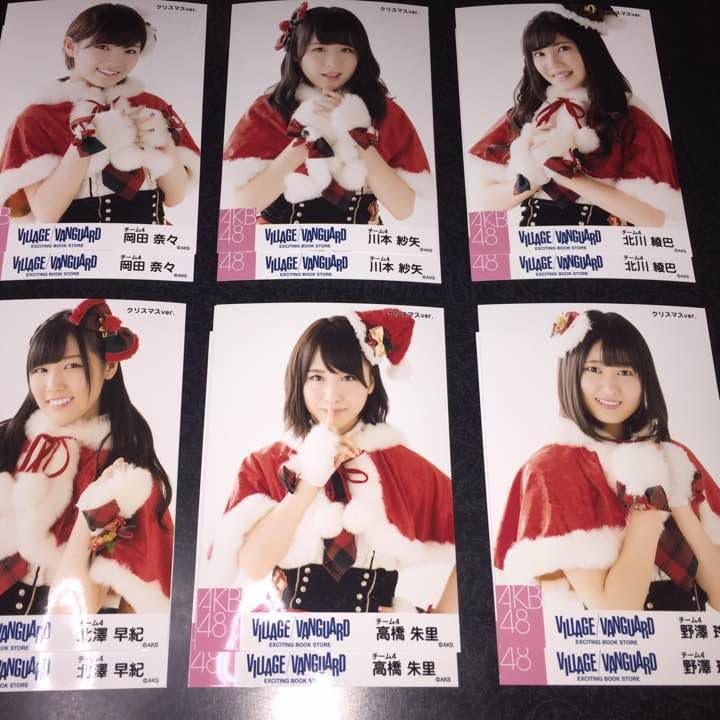 AKB48 ヴィレッジヴァンガード クリスマス 生写真 2種コンプ 2
