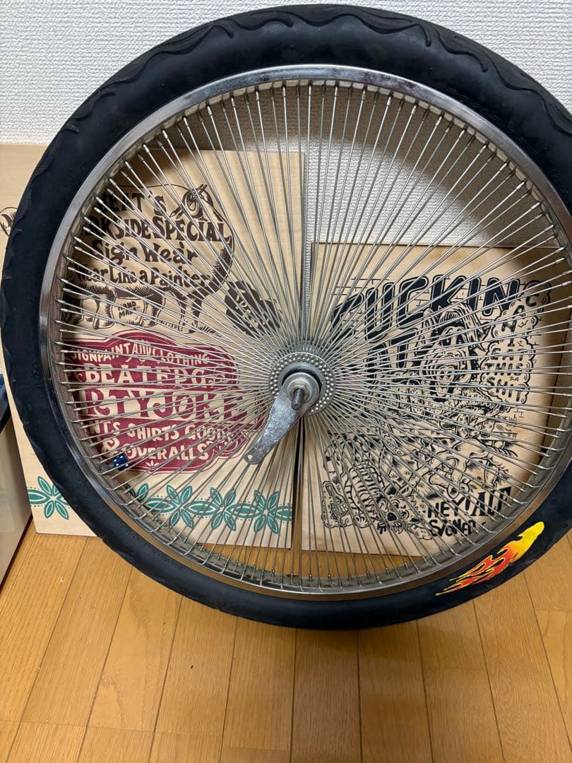 144本スポークホイール　ローチャリ　ホイール26インチ