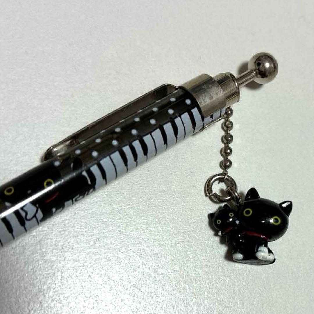 ピアノ鍵盤デザイン シャープペンシル　レトロ　靴下にゃんこ　平成　レア　筆記具