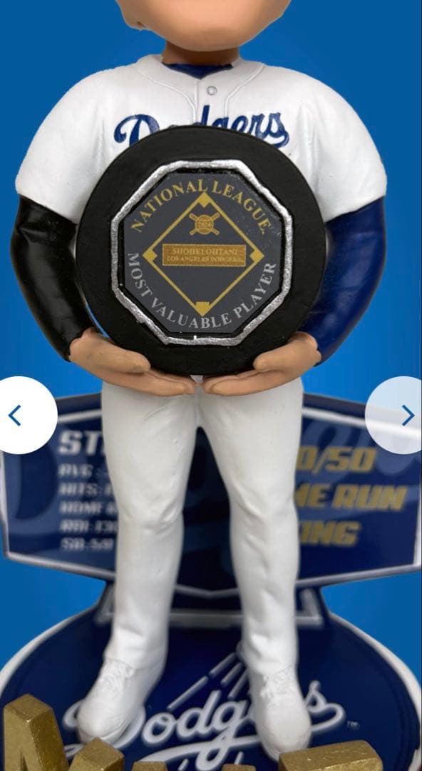 世界490個限定☆ドジャース大谷翔平☆2024 NL MVP受賞記念ボブルヘッド