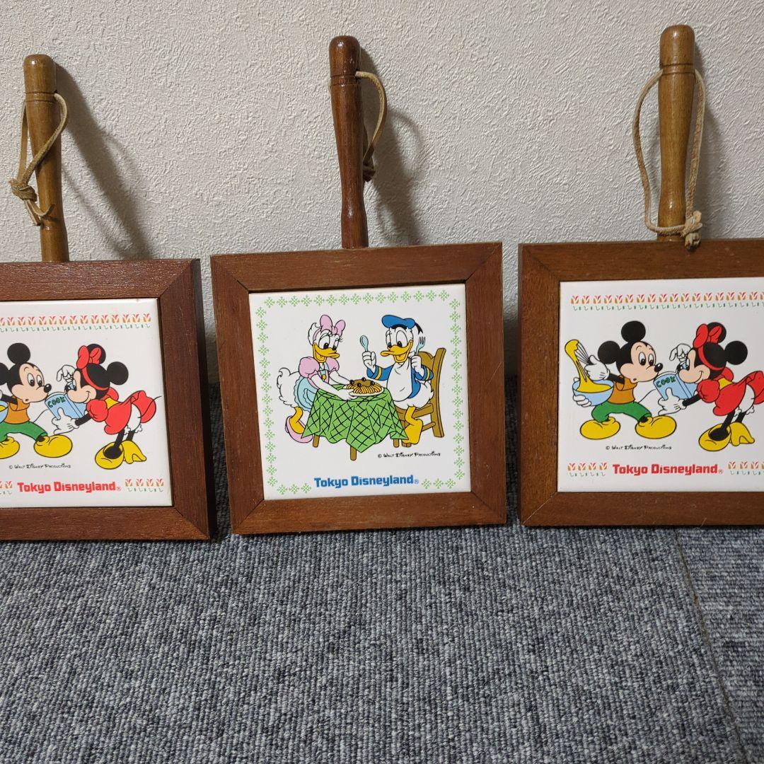 東京ディズニーランド キャラクタータイルアート 3点セット