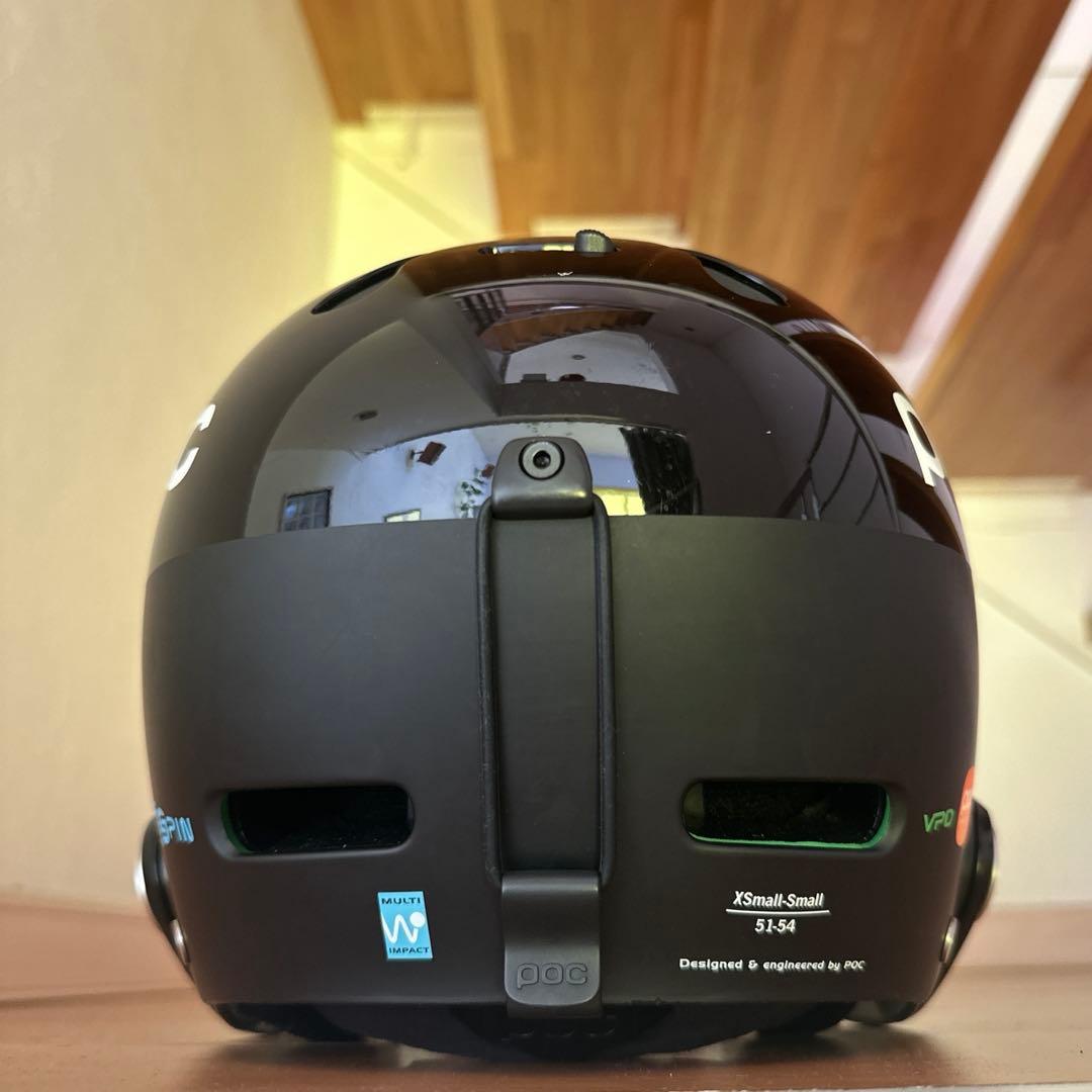 POC アルペンスキー　SL用ヘルメット 黒　51-54センチ(XS)