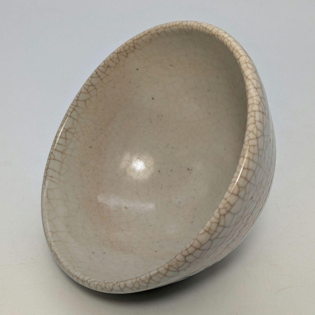 岡本欣三 若松絵茶盌 共箱共布 抹茶碗 抹茶茶碗 茶道具 茶器 食器 工芸品