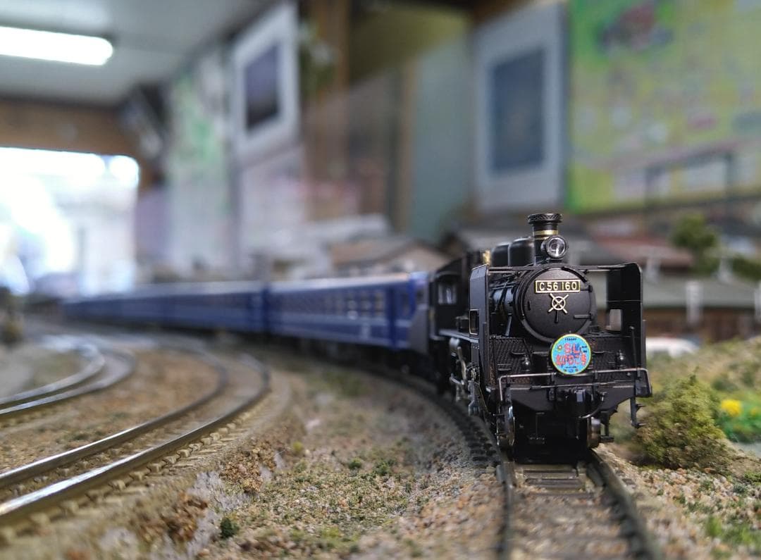 SL北びわこ号 KATO C56 160 ＋ 12系客車