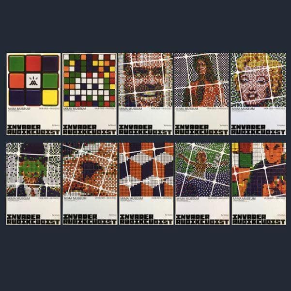 INVADER RUBIKCUBIST ポスター