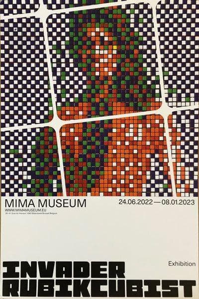 INVADER RUBIKCUBIST ポスター