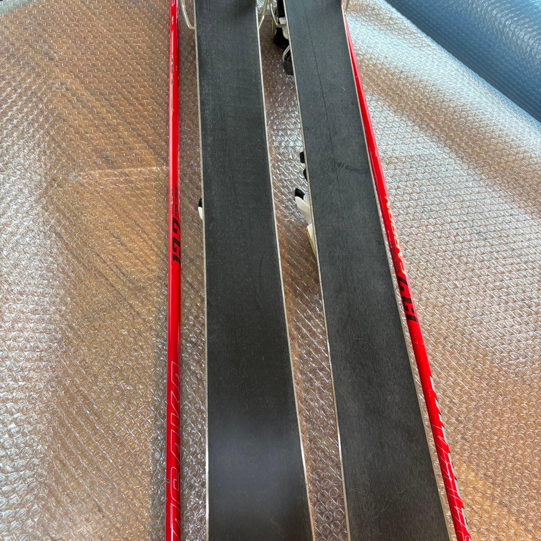 レディース　KASTLE 24〜24.5cm スキーセット　オガサカストック付