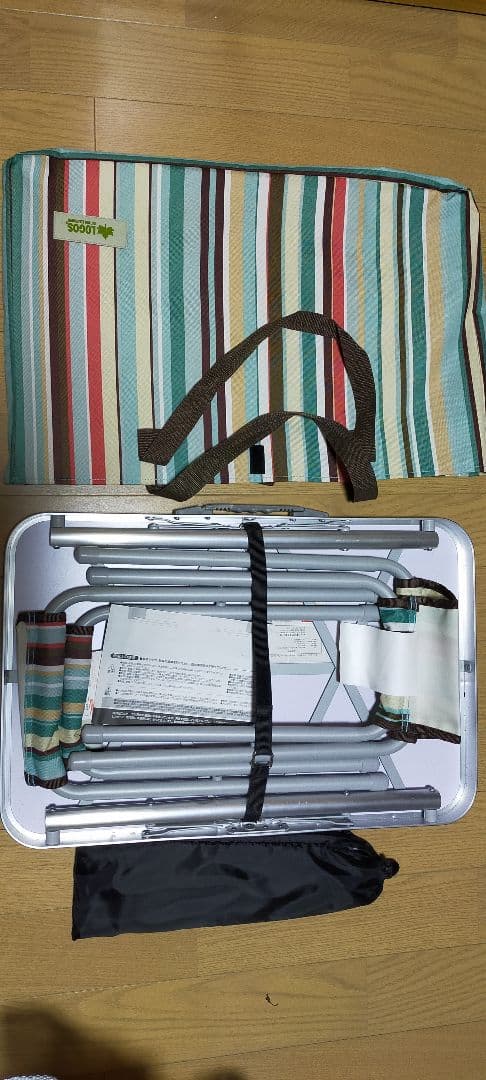 LOGOSロゴス テーブルセット スツールテーブルセット2 with BAG