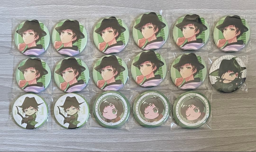 高田村 交易所 しんたろー 缶バッジ