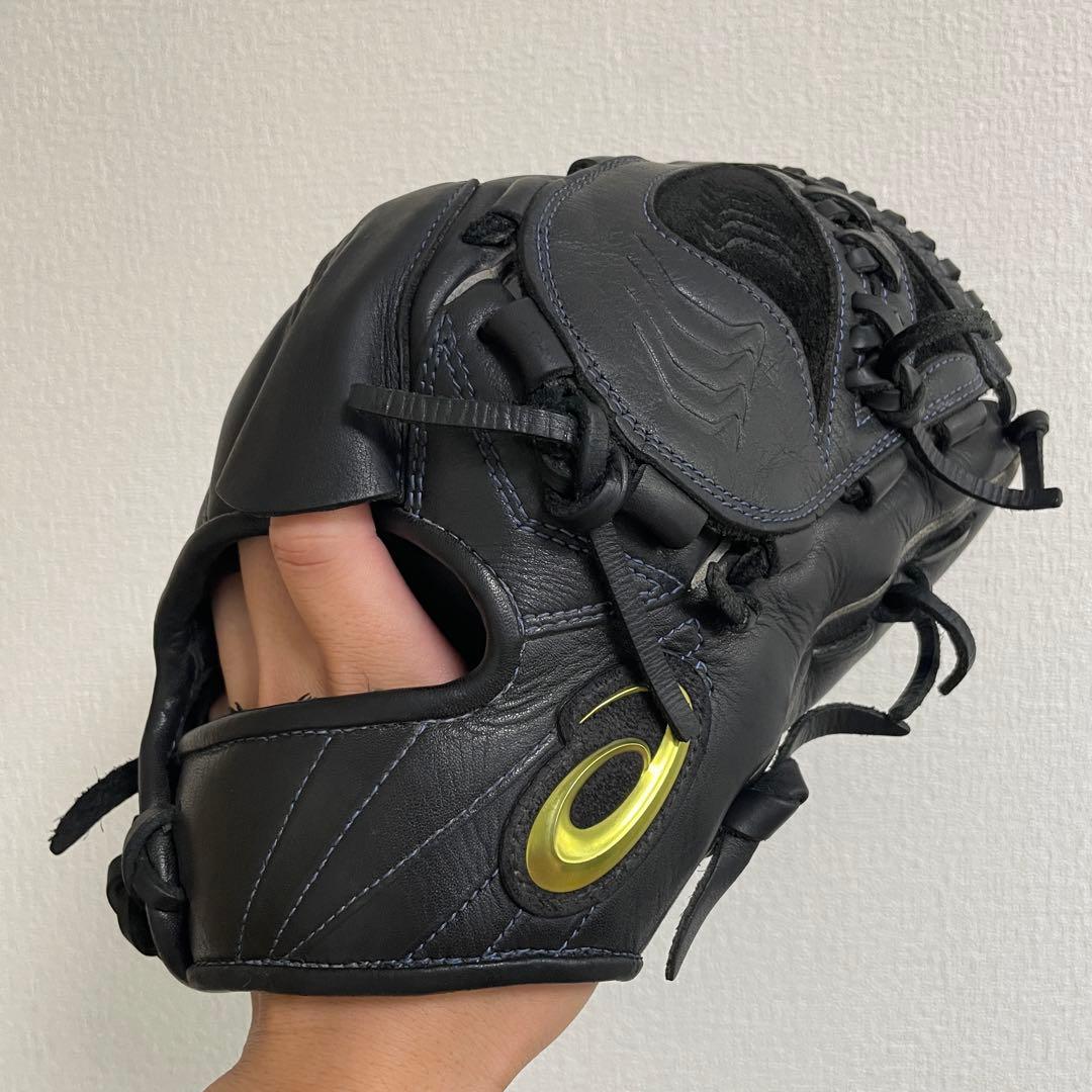 【asics】アシックス　軟式グローブ　野球　投手用　即戦力　美品