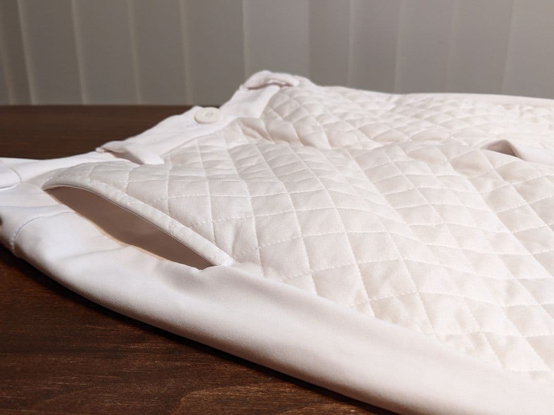 アディダス　切替　異素材　キルティング　中綿　ロングパンツ　ゴルフ　ストレッチ