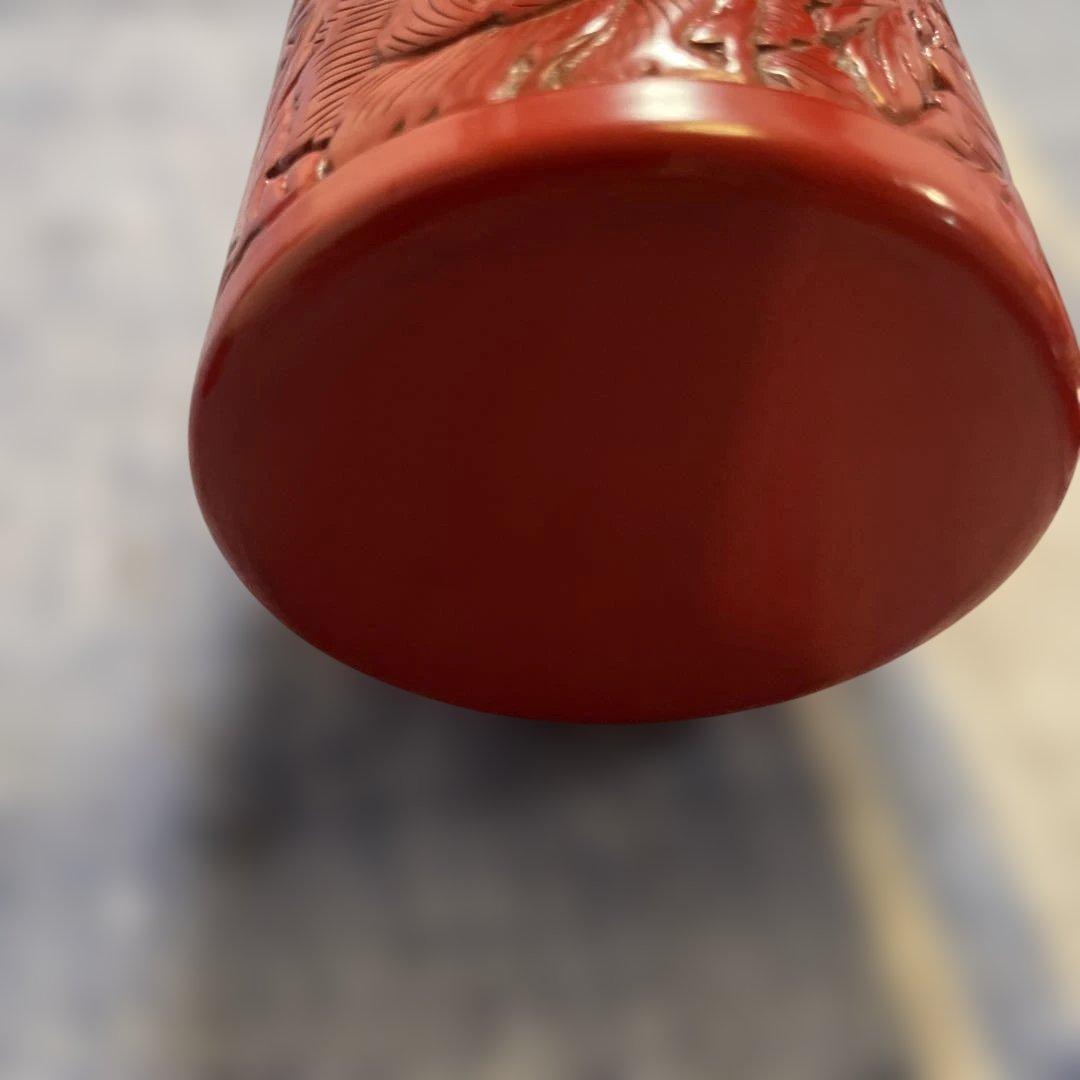 村上木彫堆珠　茶筒